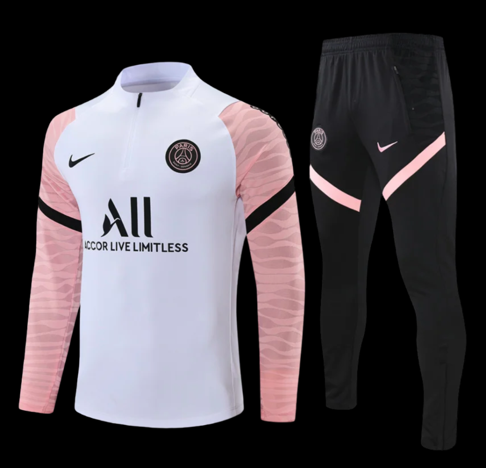 PSG Pink 1/4 Zip Tracksuit