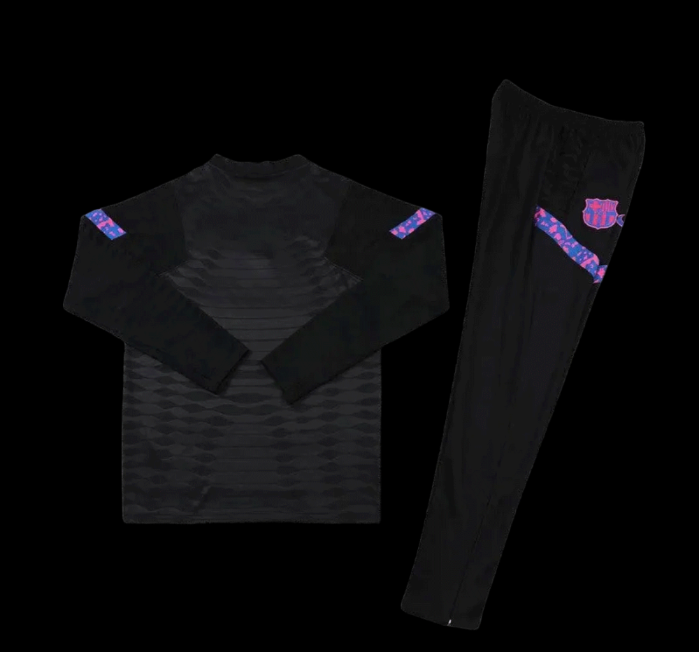 Black/Purple Barcelona Tracksuit Kit - Image 2