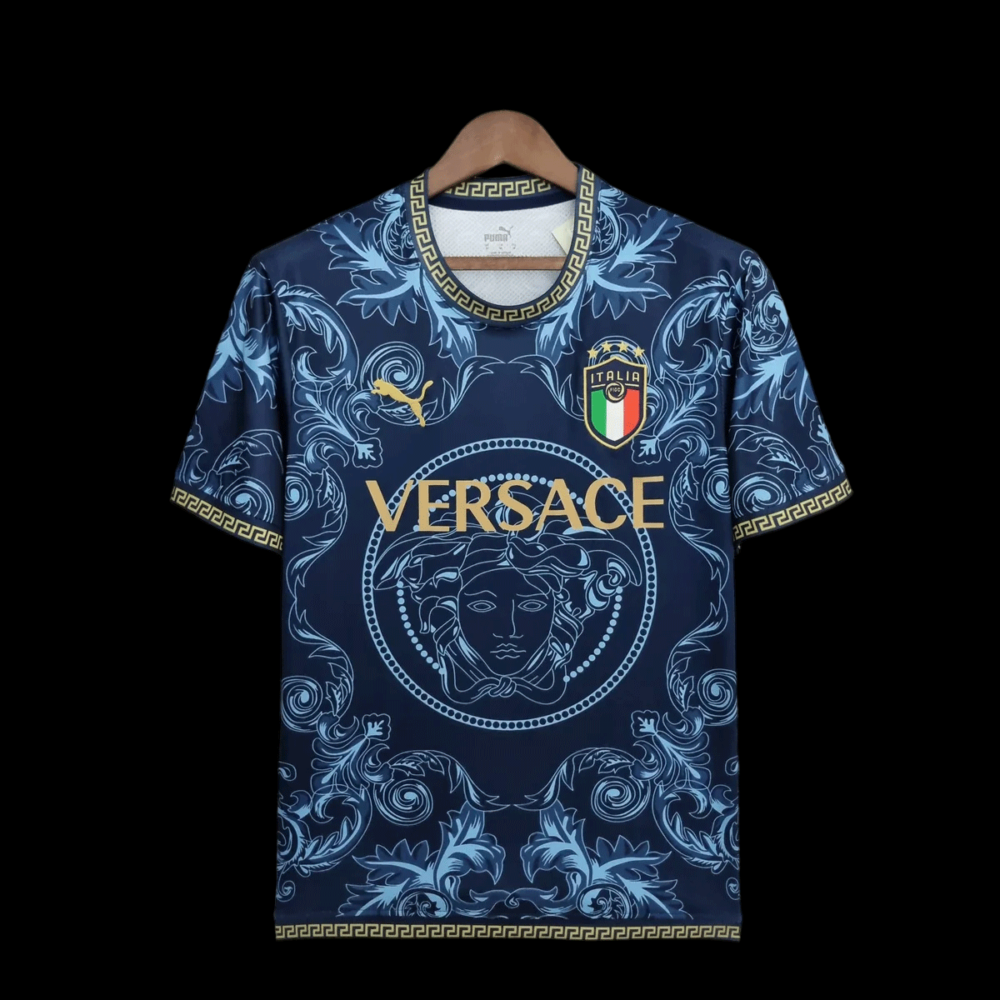 Italy Versace Special edition Blue jersey