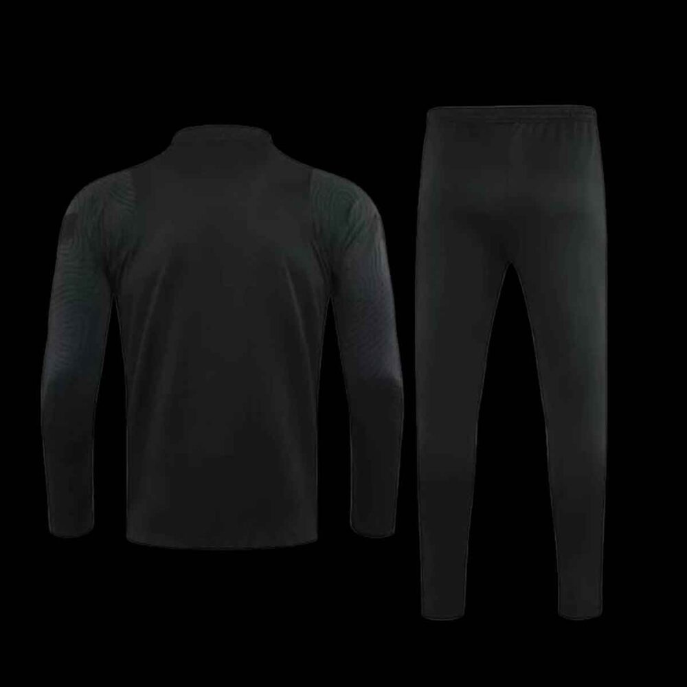 Brazil Technical Training Soccer Tracksuit Black Kids 2021 2022 - Image 2